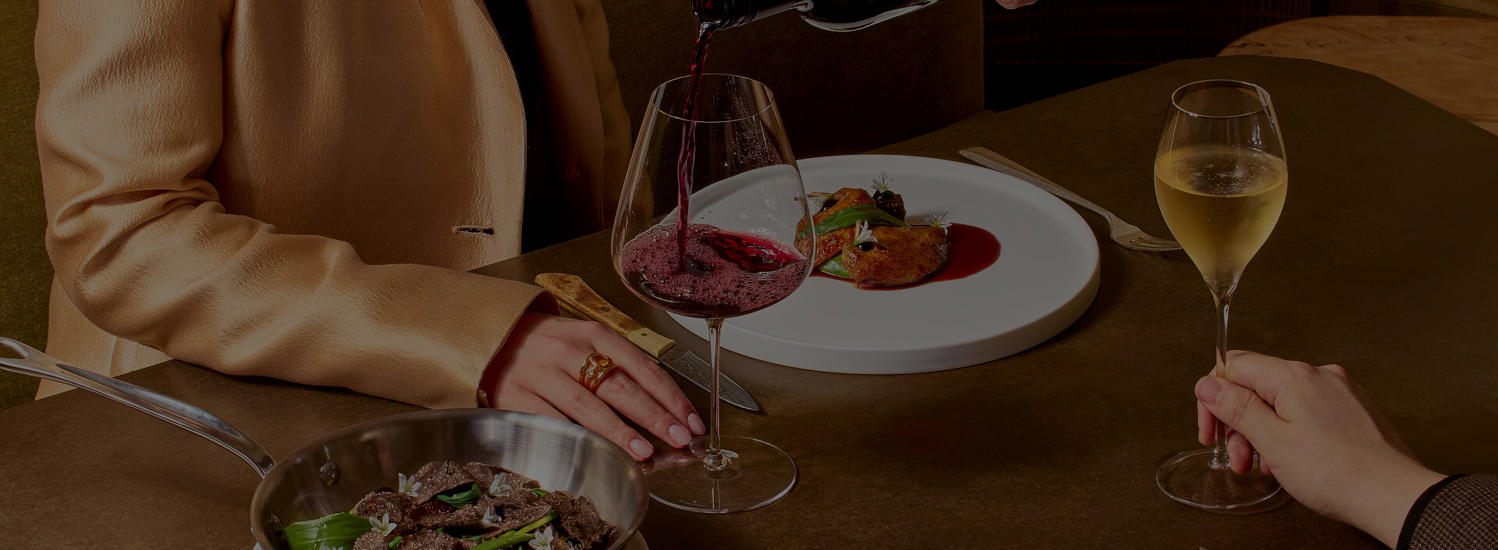 The eclectic dining choices at Coworth Park