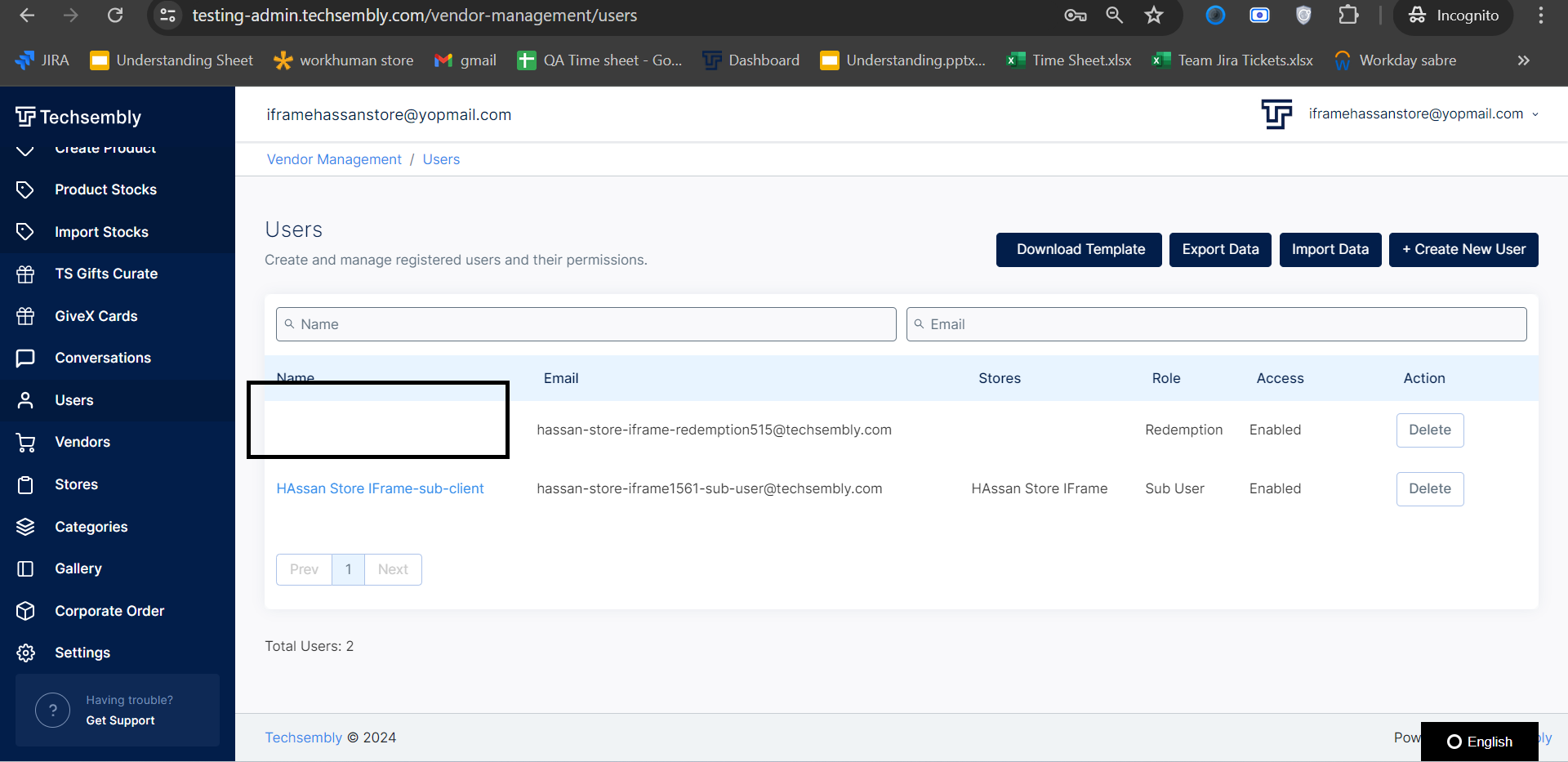 iFrame onboarding