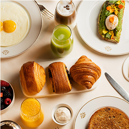Le Meurice American breakfast