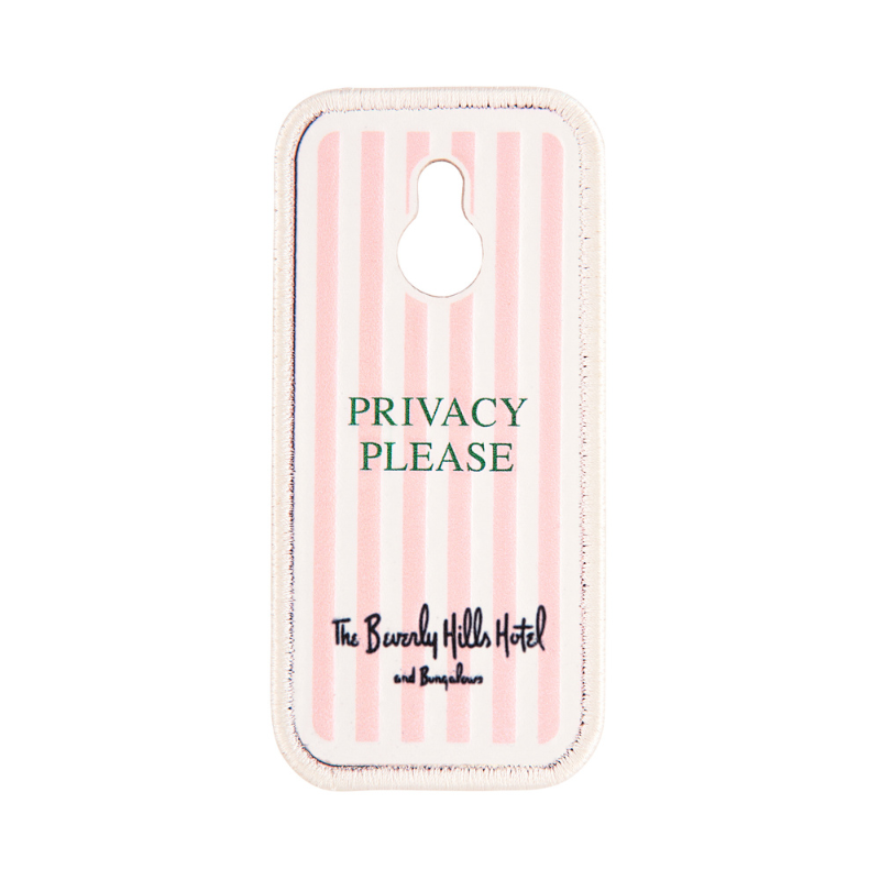 Stoney Clover Lane x The Beverly Hills Hotel 'Privacy Please' Patch ...